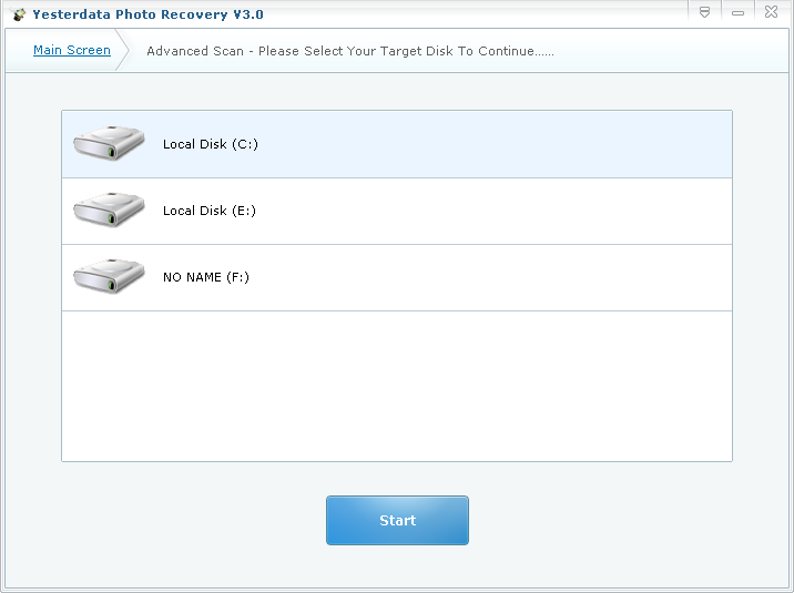 Select Your HTC One X Memory Card & HTC One X Photo Recovery